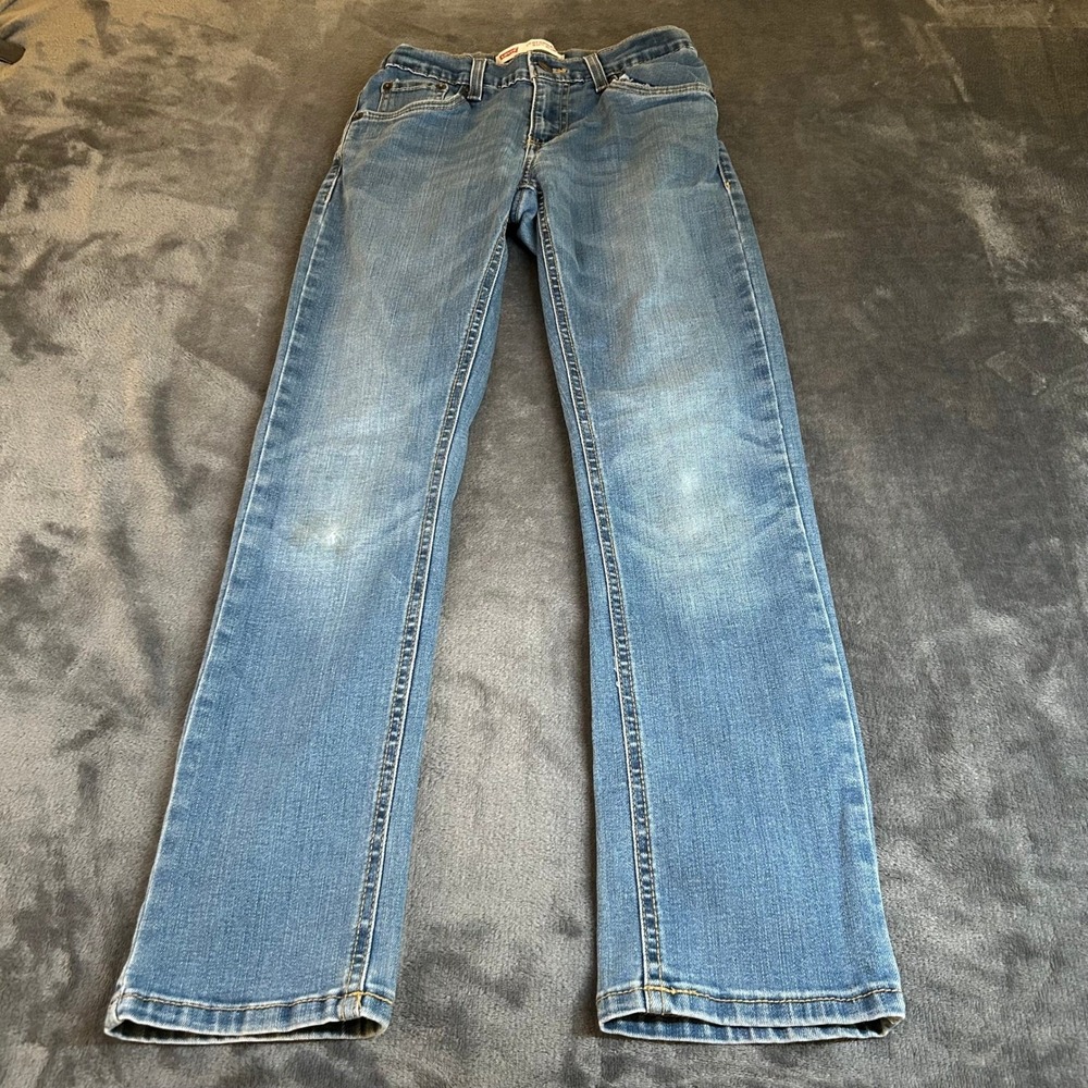 Levis 511 Performance Slim Jeans Kids Size 12 Regular Blue‎ Stretch Denim